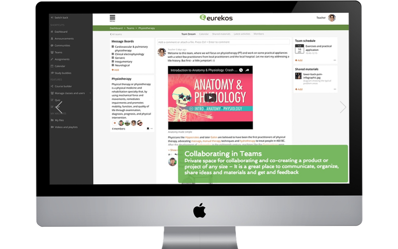 Collaboration Tools | Eurekos LMS | Features Collaboration Tools | Eurekos LMS | Features