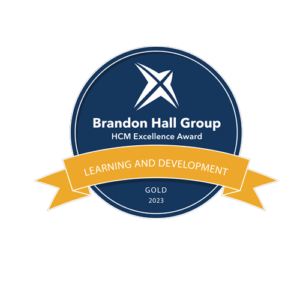 Gold Award for Best Use of Blended Learning - Brandon Hall Group