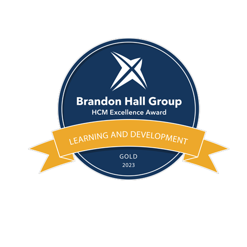 Gold Award for Best Use of Blended Learning - Brandon Hall Group